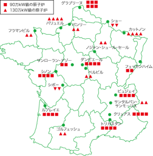 フランスの原子力発電所